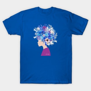 Fashion Floral headdress (neutral) T-Shirt